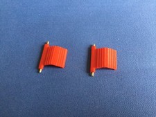 Dinky # 105 MSV  1x Pair of Red Plastic Repro Side steps.(new Design)
