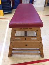 Vintage school vaulting box - school,