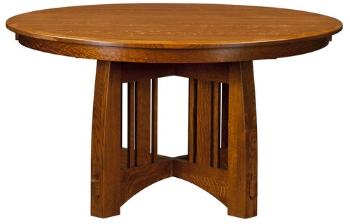 Mission round dining table - mission,