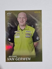 2025 Panini PDC Premier League Darts Michael Van Gerwen Gold /9 BA-37