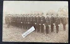 1910 Sheffield Broomhill Police Constables On Parade South Yorkshire RP Postcard