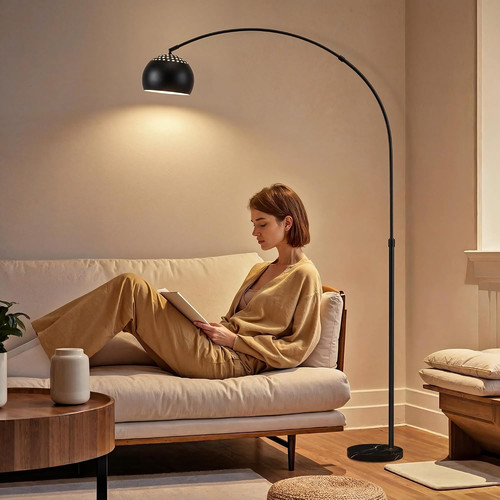 167cm arc floor lamp - arc, modern