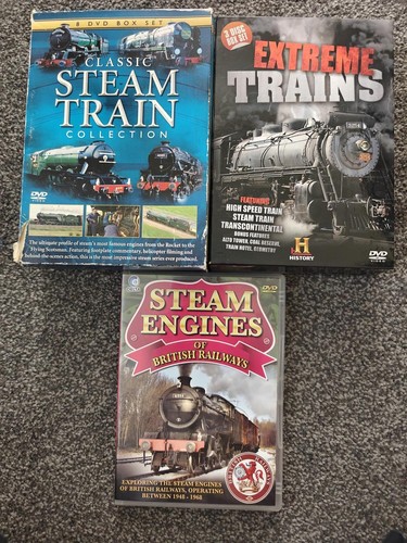 Steam train dvd collection - steam,