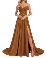 Women Spaghetti Strap Satin