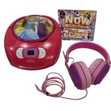 Lexibook Disney Princess Pink CD Player & Radio, Headphones + Disney Cd Working
