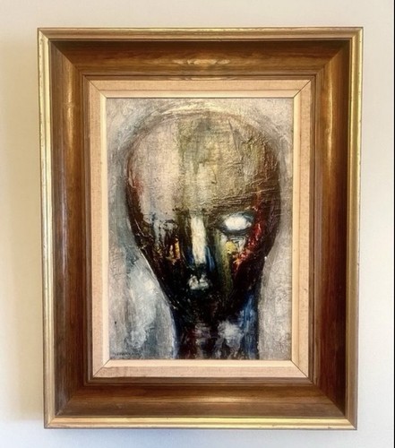 Original mid century oil - century,