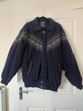 Vintage Aztec 90's Wudipos Bomber Jacket XL Navy