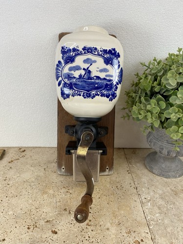 Vintage delft blue - blue, ceramic