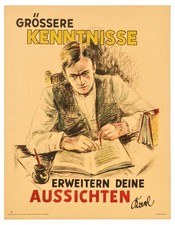 Propaganda Poster Great Knowledge Doval Motivation Original