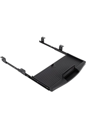 Under desk keyboard tray with - under,