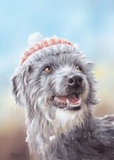 Lurcher Dog, Christmas cards