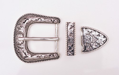 Western rodeo floral engraved - western,