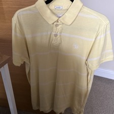 Abercrombie & Fitch Men's Yellow Polo Shirt Size XL Muscle Fit