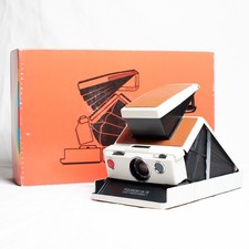 Polaroid Originals SX70 White Instant Camera Original Box & ND Filters A+++