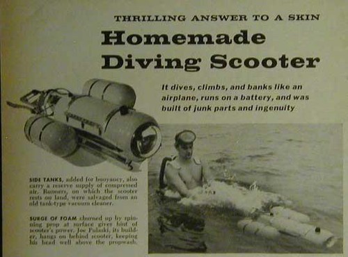 Divers tow motor - divers, scooter