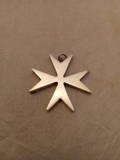 Silver Maltese Cross Pendant Cross Of St John 40.33g 925 Sterling Silver