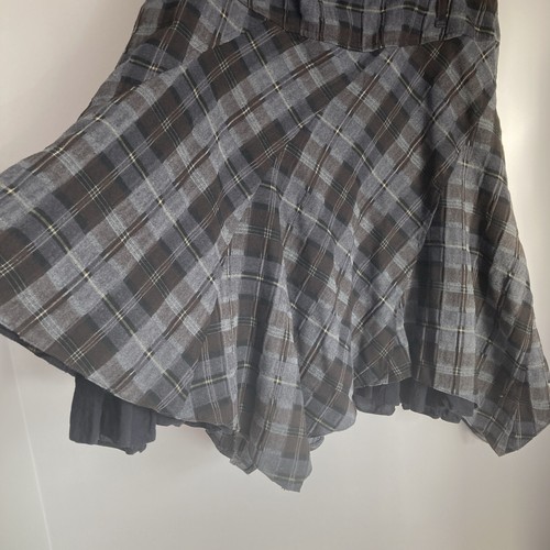 Tartan grunge skirt - grunge, punk