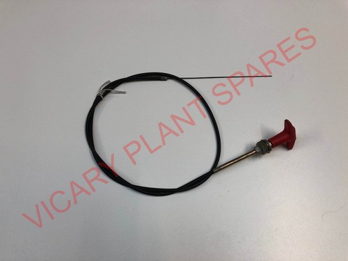 Engine stop cable jcb - stop,