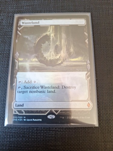 Mtg wasteland foil card - foil,
