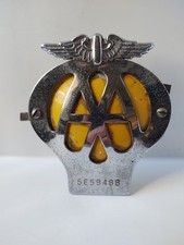 Vintage AA Automobile Association Car Badge / Radiator Grill Badge 5E59488