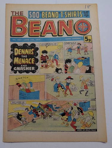 Beano comic 1821 - no, 1821,