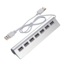  7 -Port Computer Accessories Charging Hub USB for Laptop Splitter