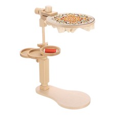 Adjustable beech wood table - adjustable,