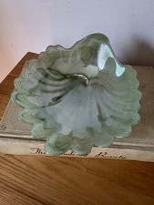 Vintage Green Swirl Opalescent