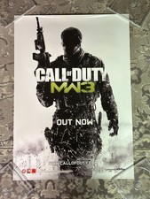 Call of Duty Modern Warfare 3 Promotional Launch Poster - UK Store Advert - COD
