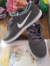 Nike SB Check Solarsoft Canvas | Grey | UK Size 10 (EU 45) | 843896-021