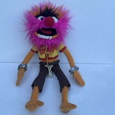 Disney Store The Muppets Most Wanted Drummer Animal Plush Stuffed Doll.