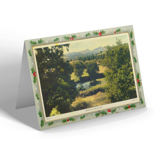 Christmas card vintage wales - christmas,