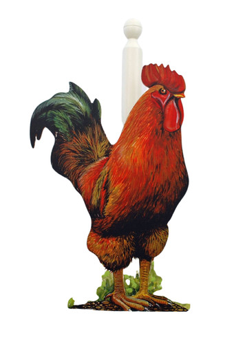 Cockerel kitchen roll holder - holder,