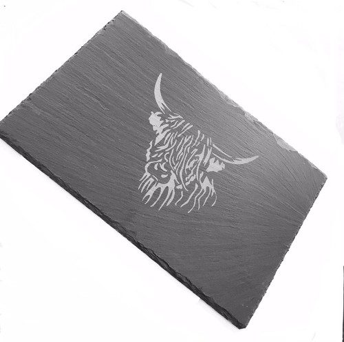 Highland cow engraved - highland,