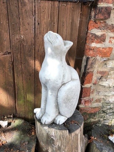 Large cat garden ornament - garden,