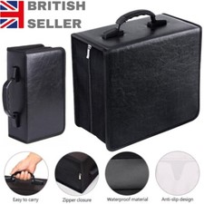400 Sleeve DVD CD Blu Ray Disc Carry Case Holder Bag Wallet Storage Ring Binder