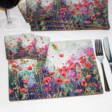 Set of 4 Placemats & Coasters