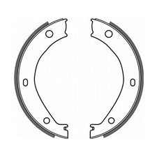 NEW BRAKE SHOE SET, PARKING