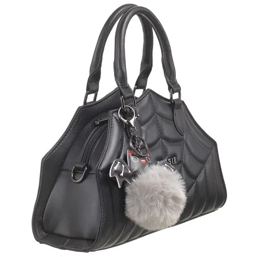 Women black quilted - women's, spider