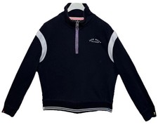 WOMENS JACK WILLS NAVY 1/4 ZIP