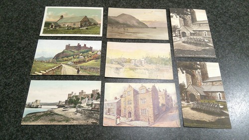 Vintage antique post cards - cards, of