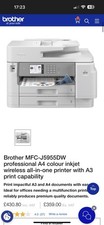 Brother MFC-J5955DW Colour Inkjet Multifunction Printer A3 Scan A4