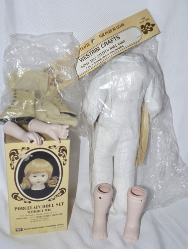 Vintage westrim porcelain doll - westrim,
