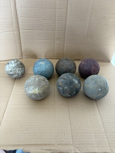 Vintage croquet balls - 7,