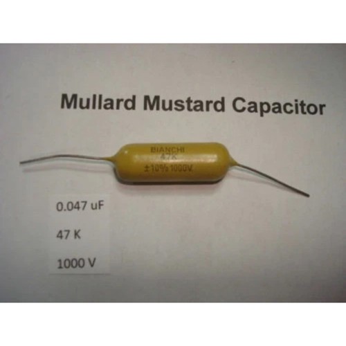 Mullard mustard capacitor - mullard,
