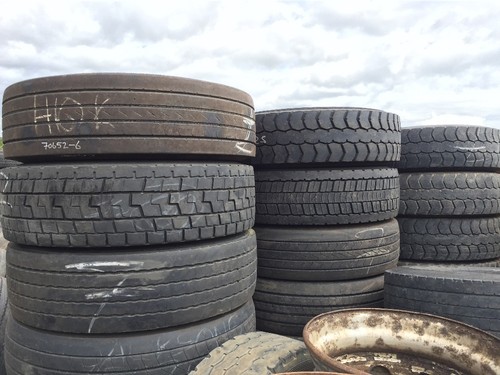 Used tyres part - -, worn
