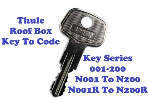 Thule roof box key code - box,
