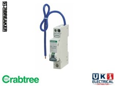 Crabtree Starbreaker Compact RCBO 6a 10a 16a 20a 32a 40a Amp Type B C Mini RCBO