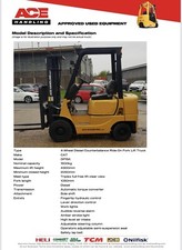 CAT DP15K Container Spec Diesel Forklift Hire-£64.99 Buy-£7495 HP-£37.43 AH1229