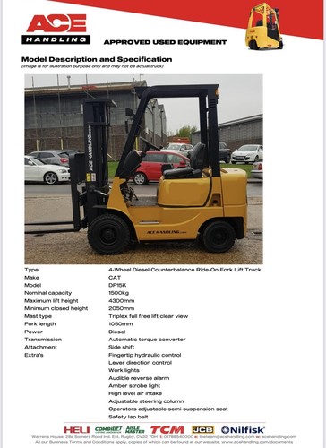 Cat dp15k container spec - cat,